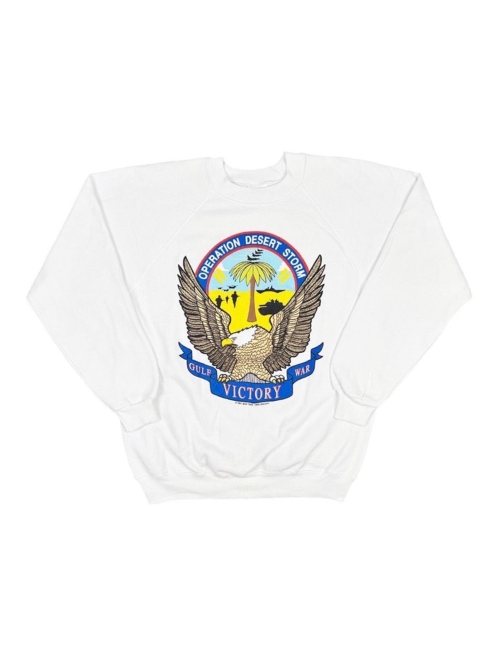 Vintage 90’s Hanes Operation Desert Storm Crew Neck Sweatshirt - Size Large